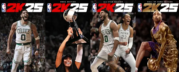 NBA 2K25 se presenta por todo lo alto con nuevas portadas e informacion