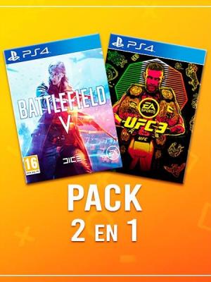 2 JUEGOS EN 1 BATTLEFIELD V y EA SPORTS UFC 3 PS4