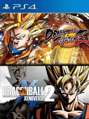 2 JUEGOS EN 1 DRAGON BALL FIGHTERZ MAS DRAGON BALL XENOVERSE 2 PS4