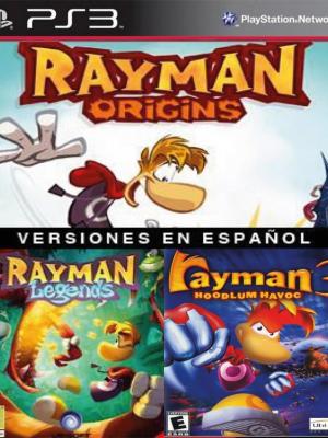 3 juegos en 1 Rayman Origins Mas Rayman Legends Mas RAYMAN 3 HD Ps3